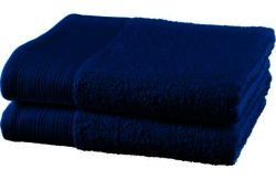 ColourMatch Pair of Bath Towels - Marina Blue